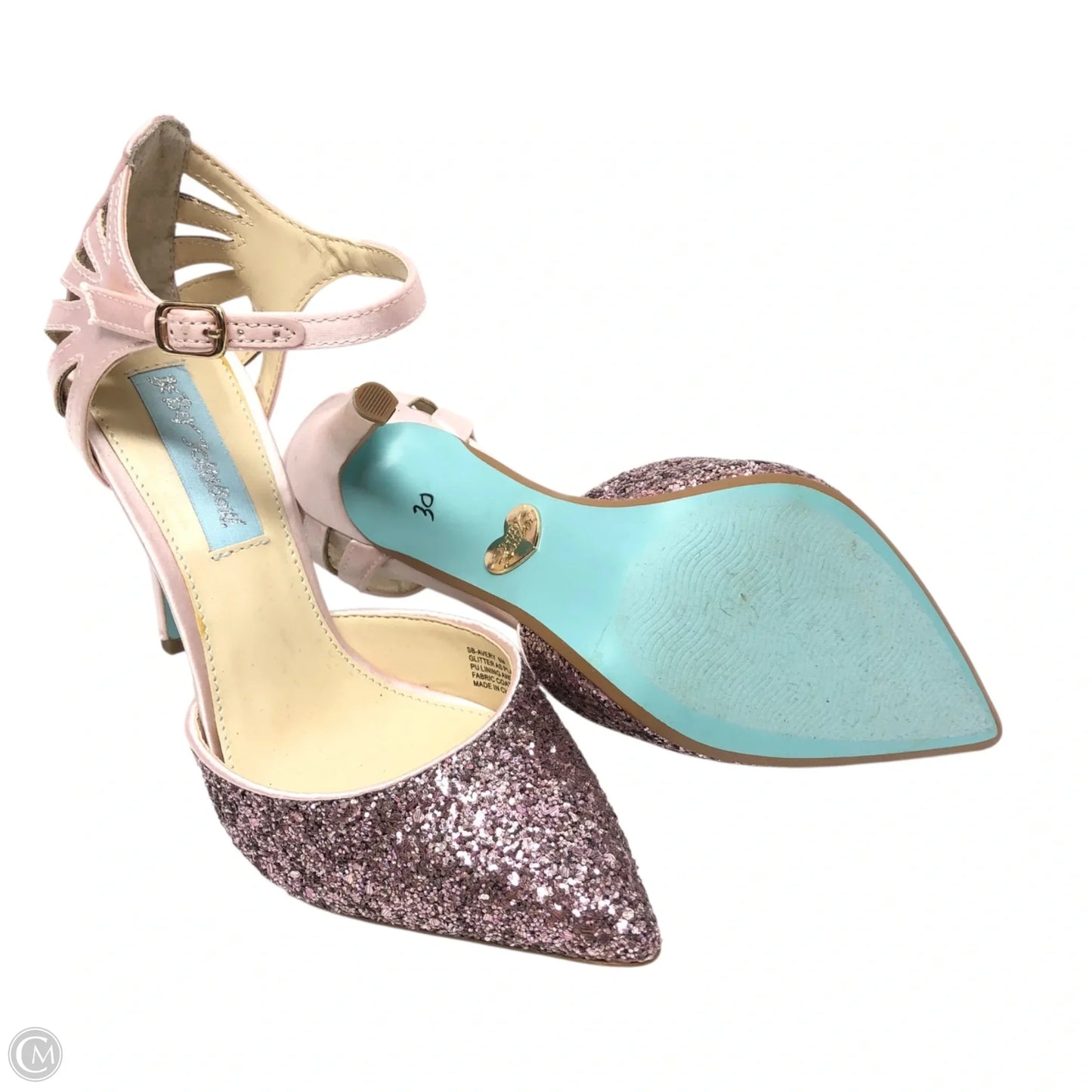 Shoes Heels Block By Betsey Johnson In Pink, Size: 6