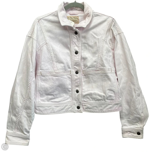 Jacket Denim By We The Free In Pink, Size: M