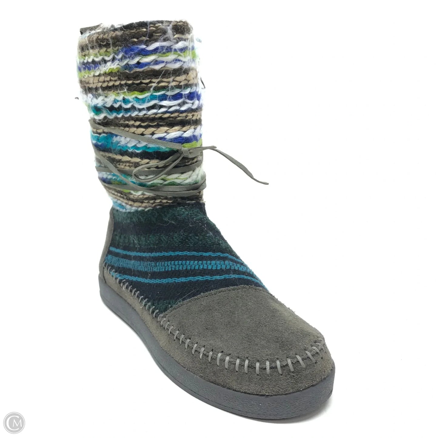 Boots Ankle Flats By Toms In Multi-colored, Size: 7