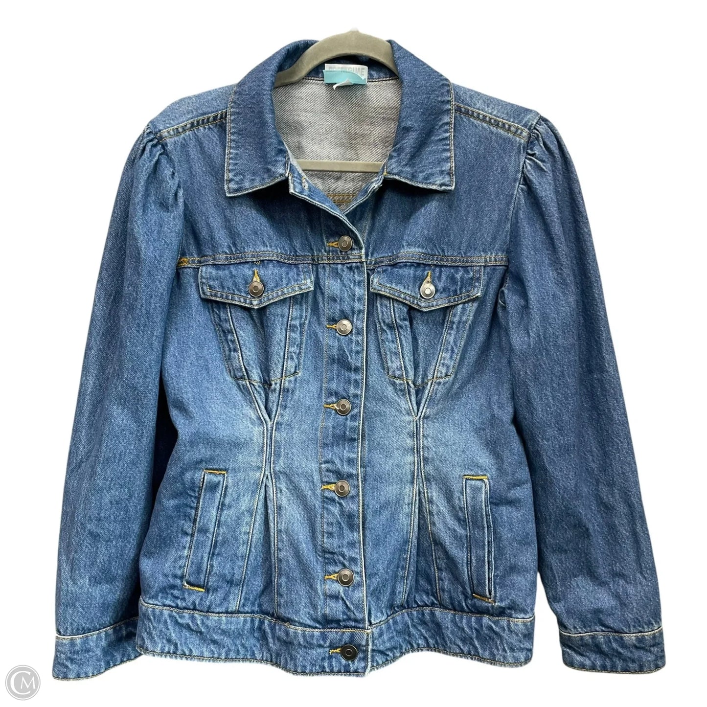 Jacket Denim By Future Collective In Blue Denim, Size: S