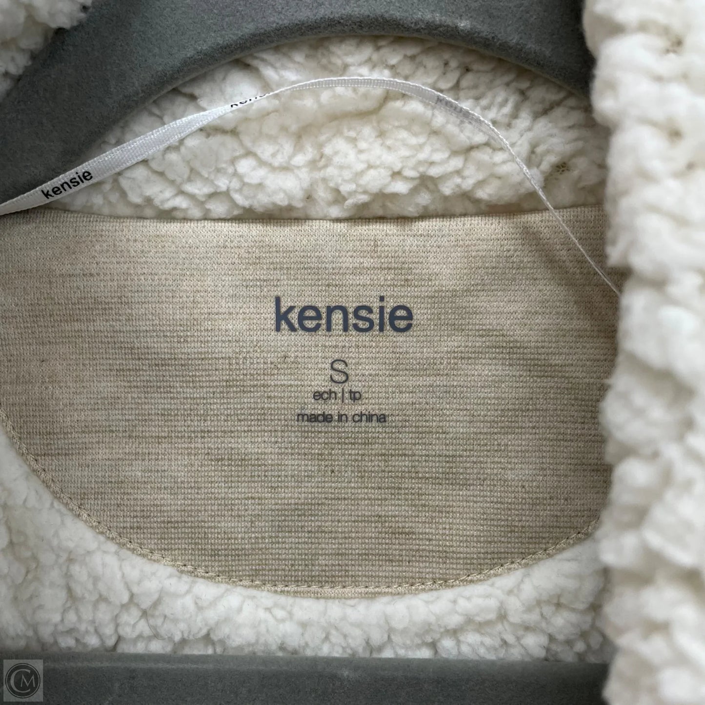 Jacket Fleece By Kensie In Beige, Size: S