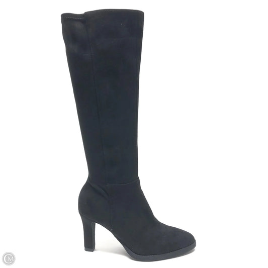 Boots Knee Heels By Aerosoles In Black, Size: 7