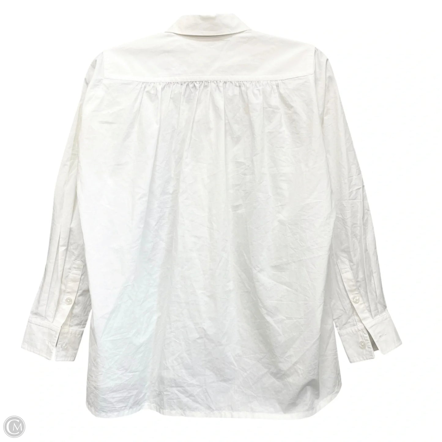 Top Long Sleeve Designer By Tory Burch In White, Size: Xxs