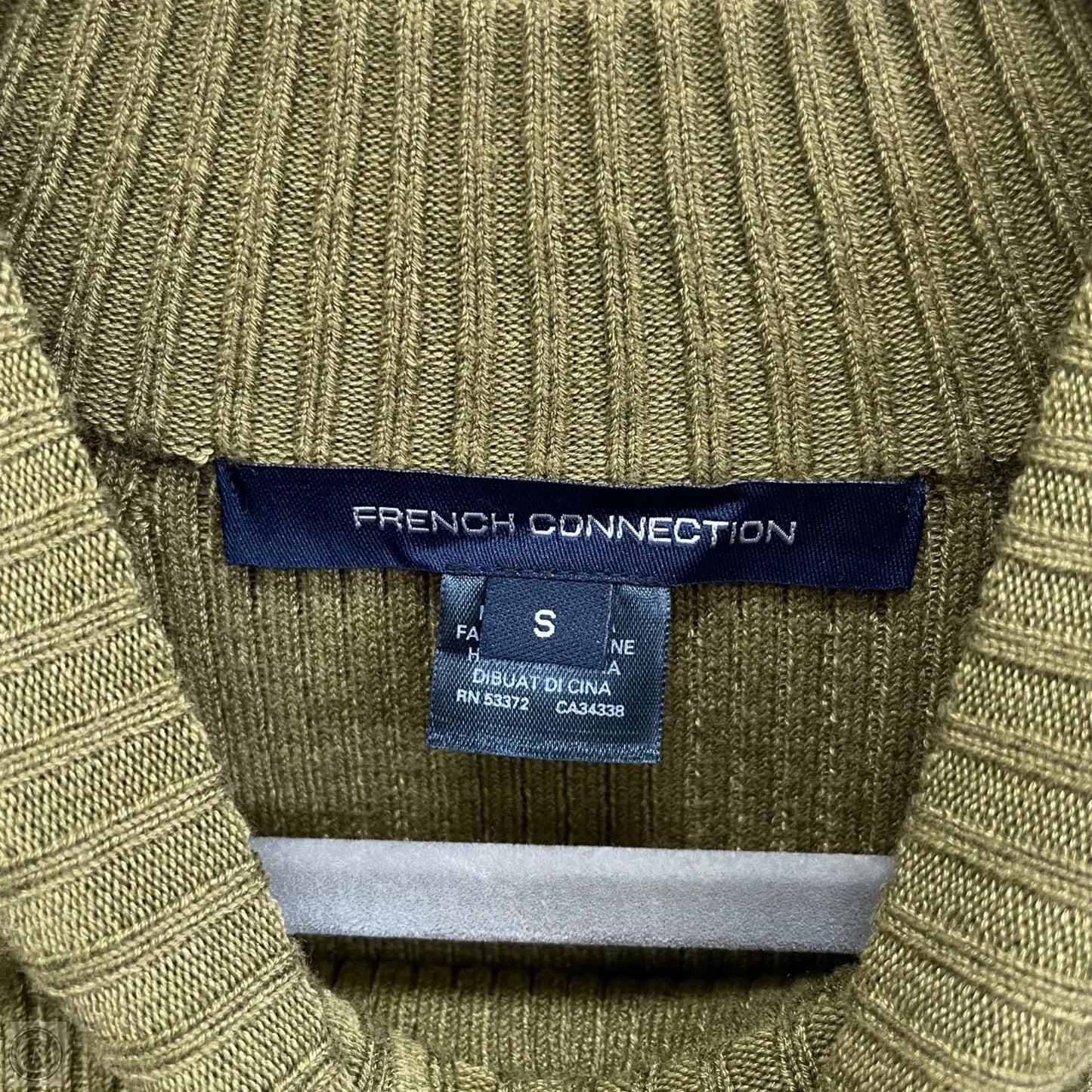 Top Long Sleeve By French Connection In Green, Size: S