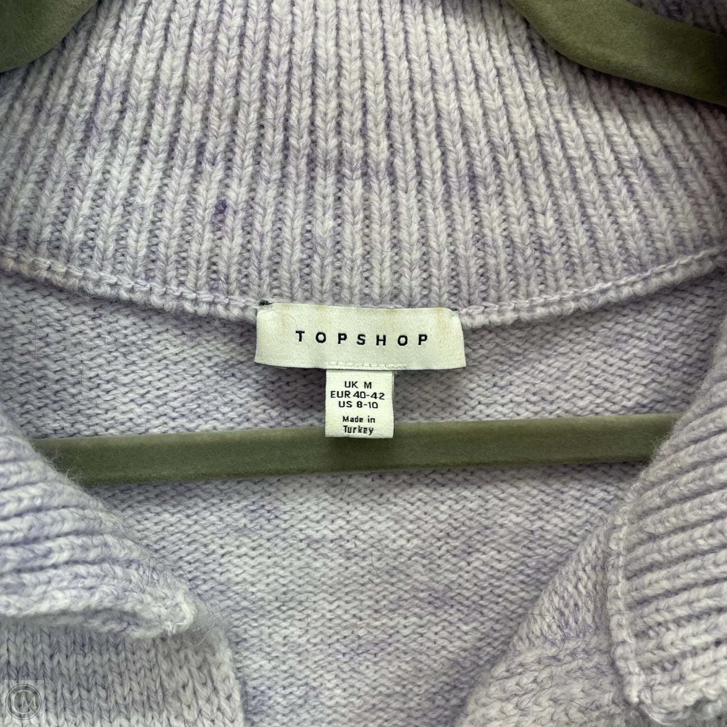 Sweater By Top Shop In Purple, Size: 10