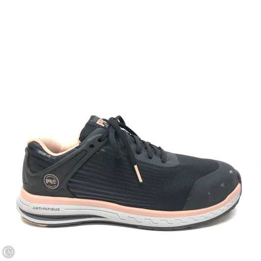 Shoes Sneakers By Timberland In Black & Pink, Size: 8