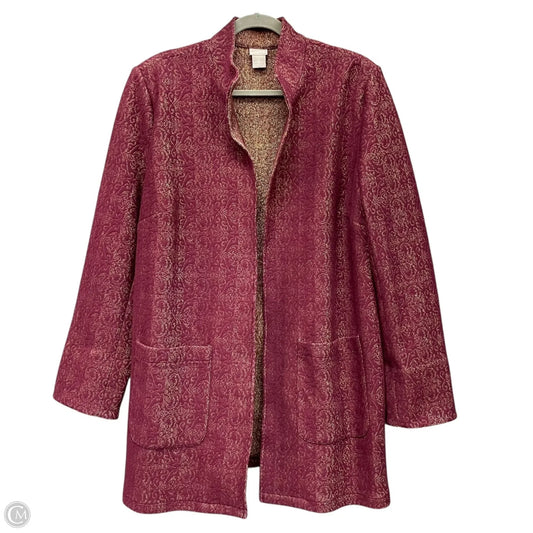 Jacket Other By Chicos In Gold & Red, Size: 12