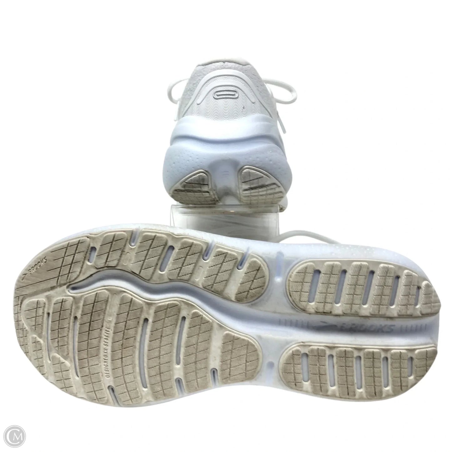 Shoes Athletic By Brooks In White, Size: 9