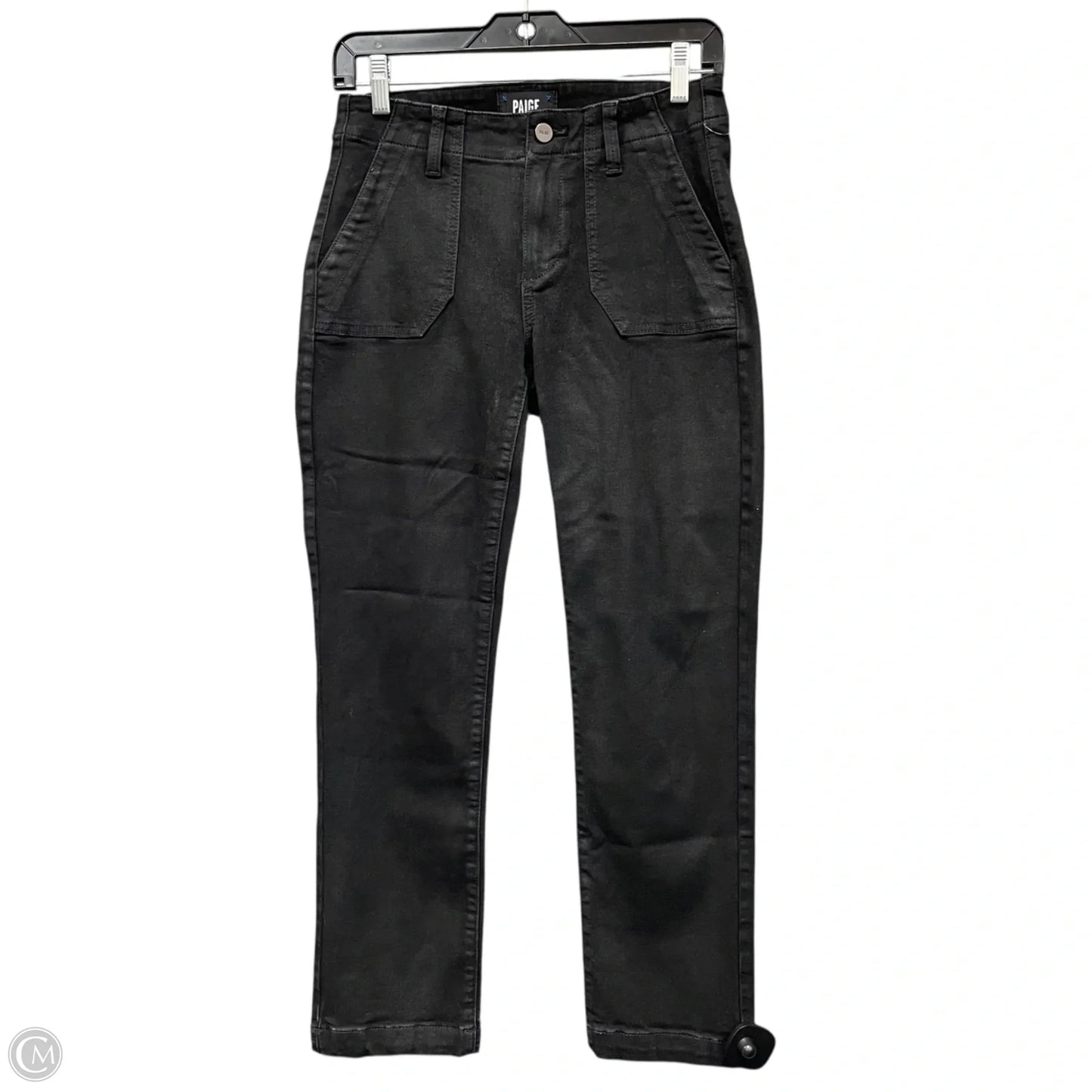 Jeans Skinny By Paige In Black, Size: 0