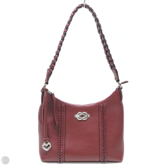 Handbag Leather By Brighton, Size: Medium