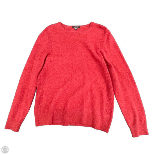 Sweater Cashmere By Saks Fifth Avenue In Red, Size: Xl