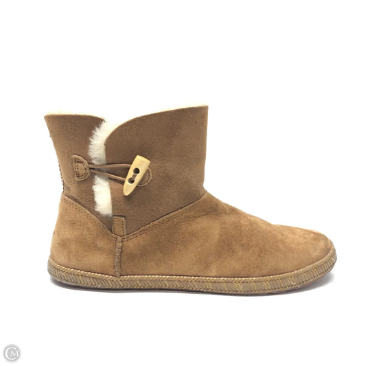 Boots Designer By Ugg In Tan, Size: 9