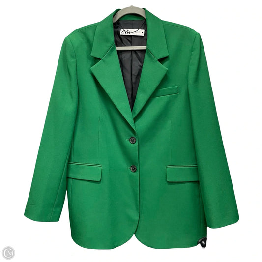 Blazer By Zara In Green, Size: Xl