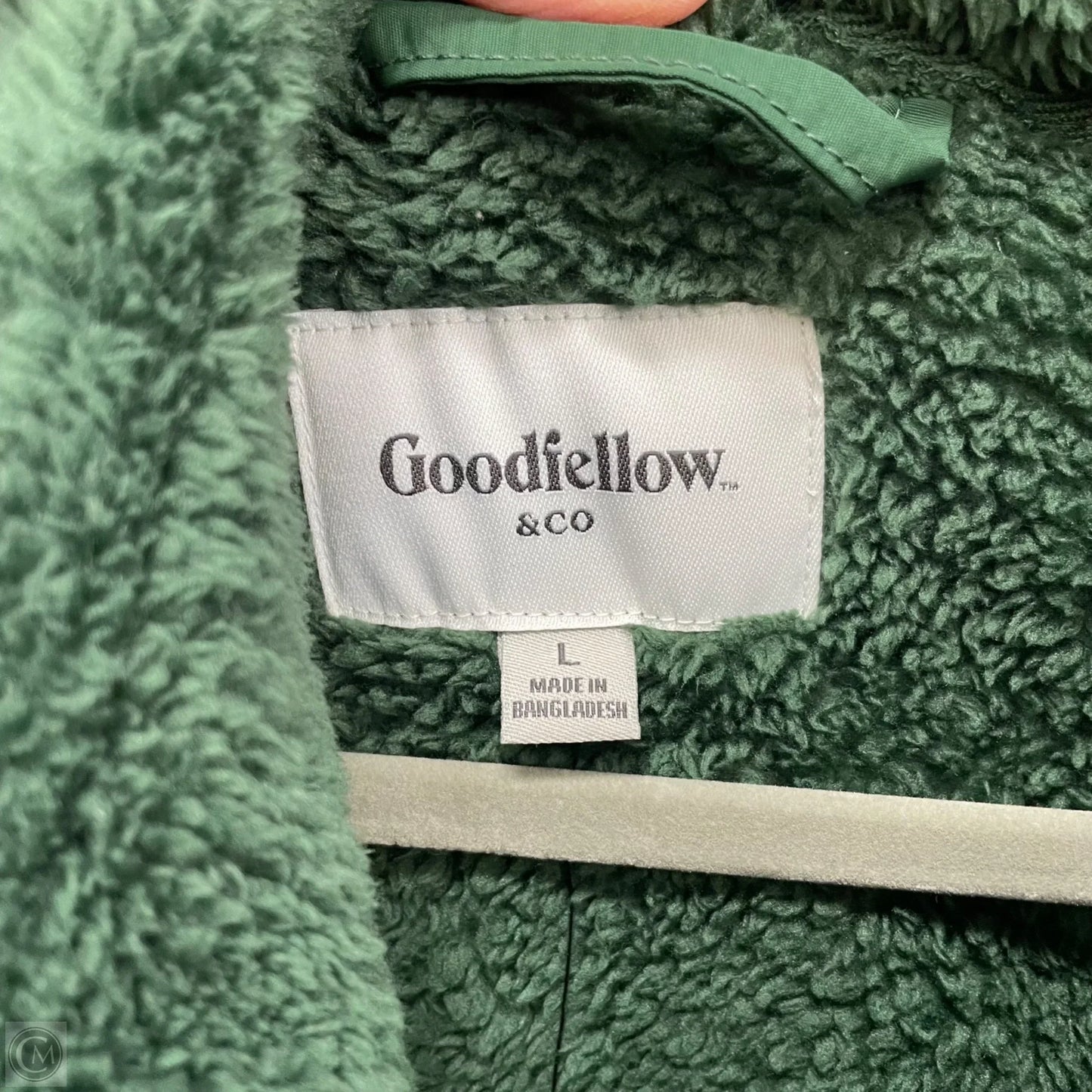 Jacket Fleece By Target In Green, Size: L