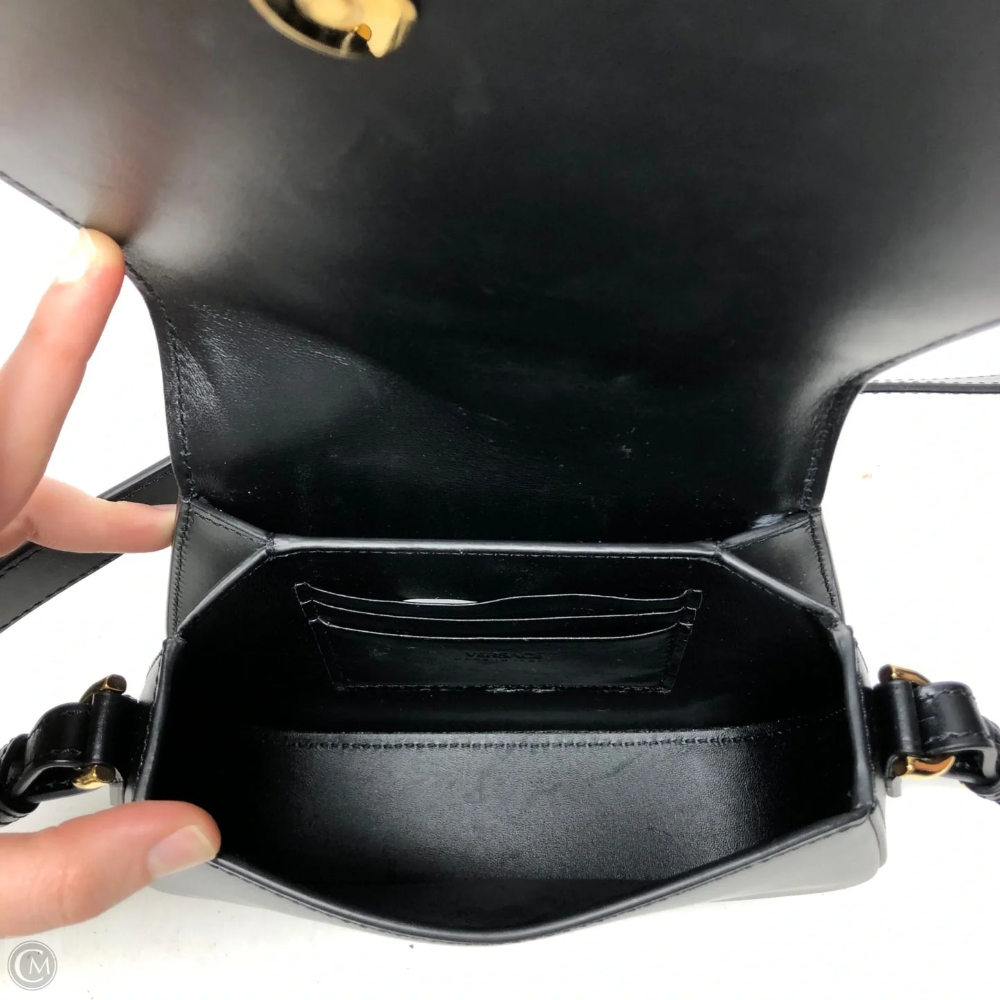 Handbag Luxury Designer By Versace, Size: Small