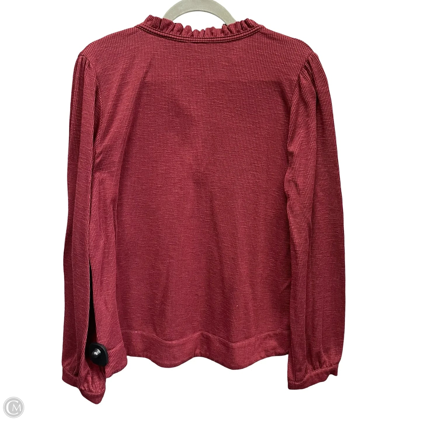 Top Long Sleeve By Jodifl In Red, Size: L