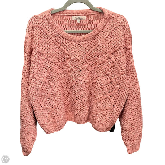 Sweater By Love Tree In Pink, Size: L