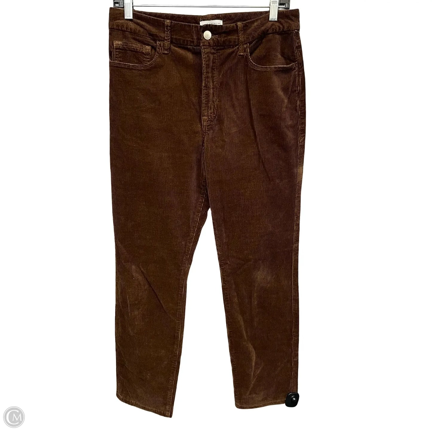 Pants Corduroy By Good American In Brown, Size: 8