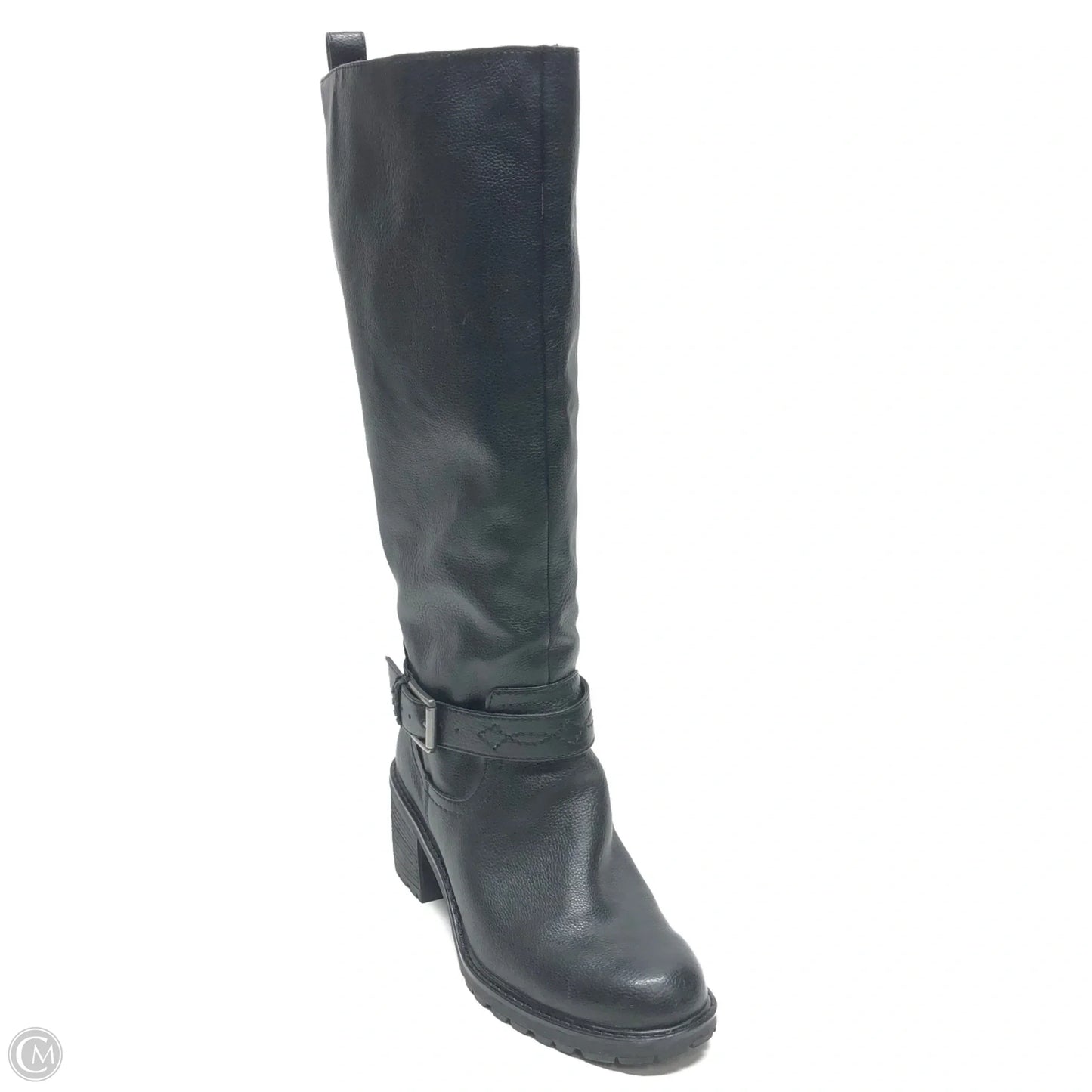 Boots Knee Heels By Zodiac In Black, Size: 9