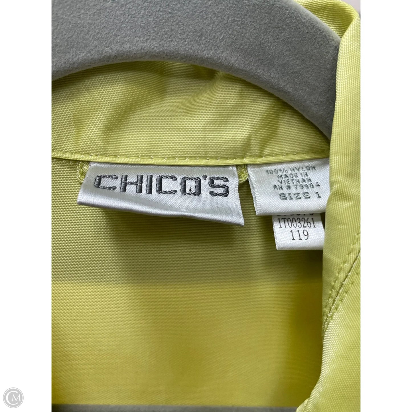 Jacket Other By Chicos In Yellow, Size: M