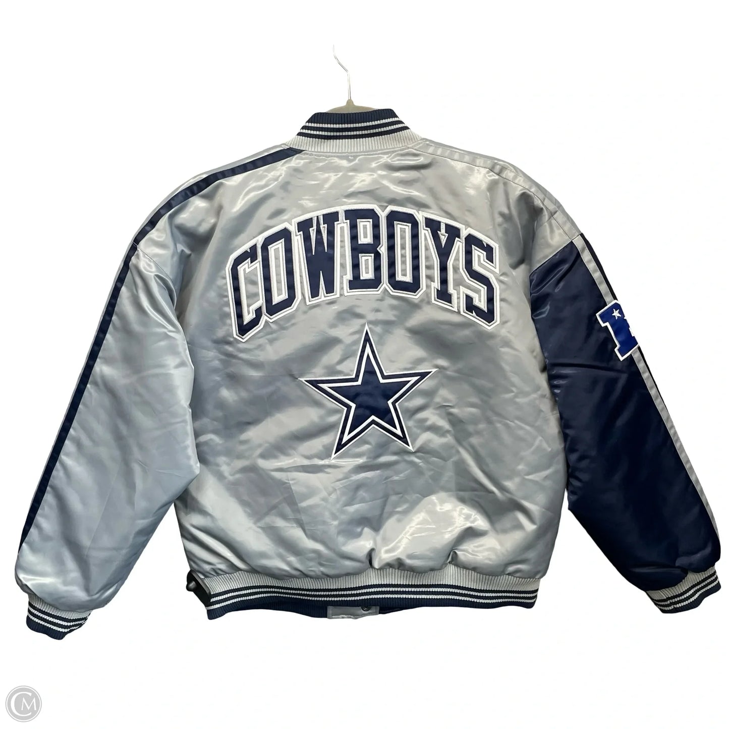 Jacket Other By Cmc In Blue & Grey, Size: S