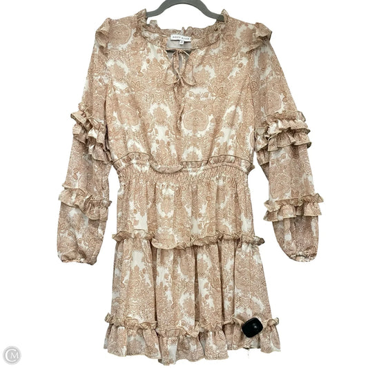 Dress Casual Short By Moon River In Brown, Size: M