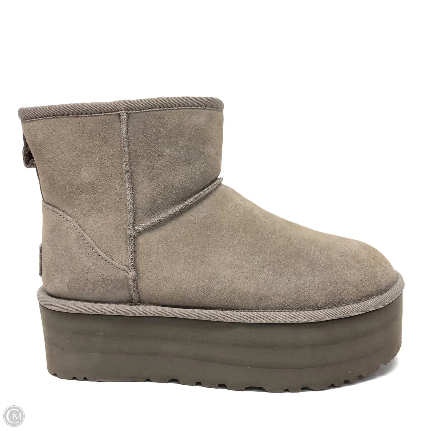 Boots Designer By Ugg In Grey, Size: 6