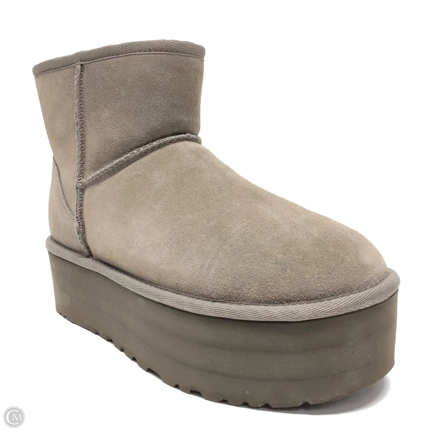 Boots Designer By Ugg In Grey, Size: 6