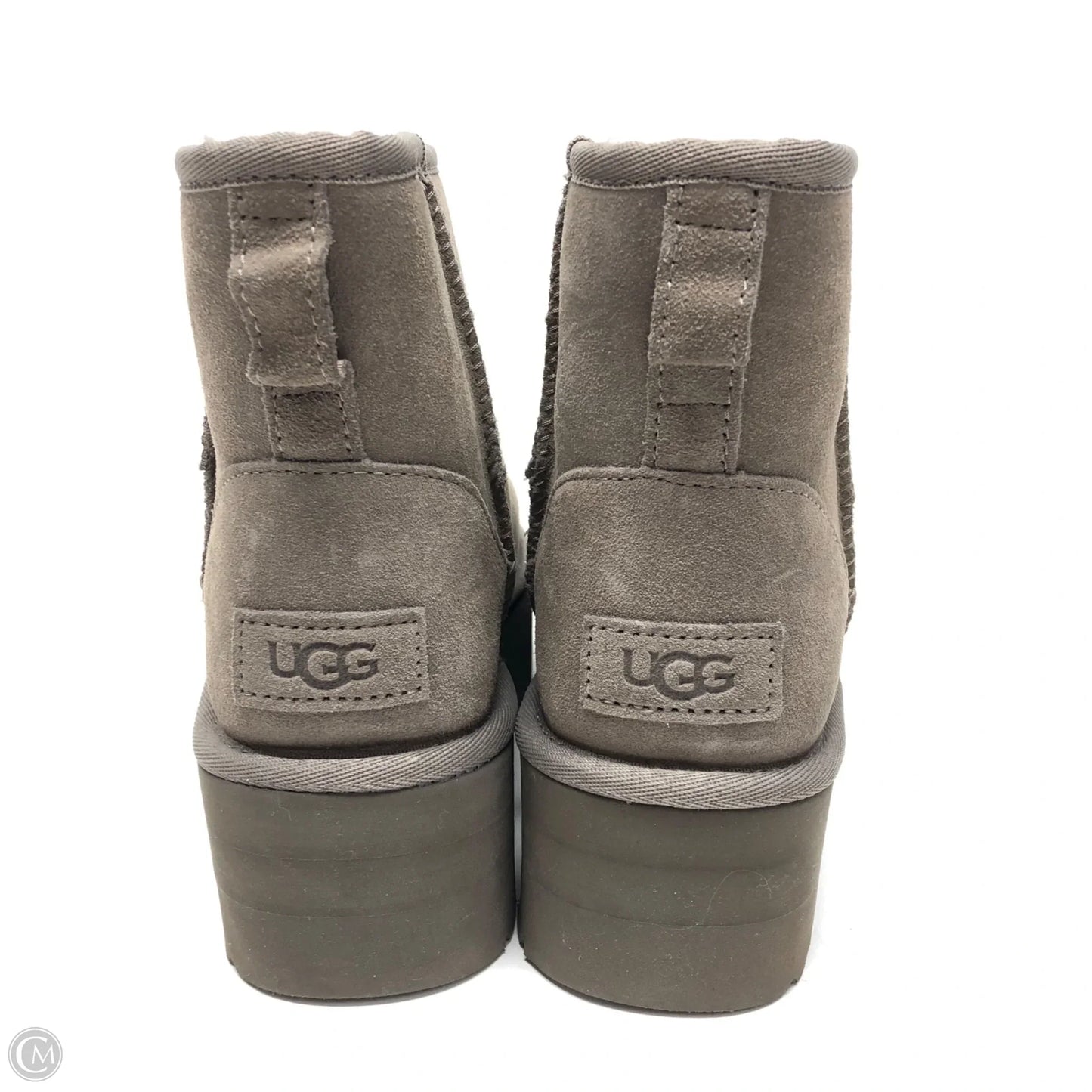 Boots Designer By Ugg In Grey, Size: 6