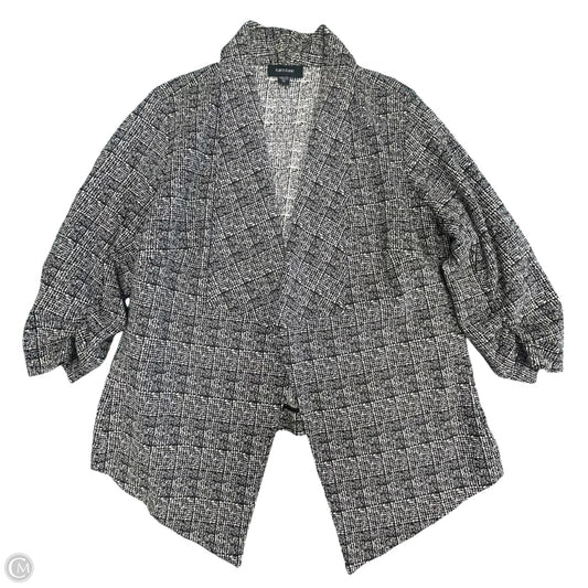Blazer By Karen Kane In Black & White, Size: 1x