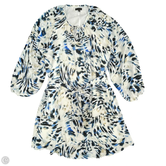 Dress Casual Short By Limited In Blue & White, Size: L