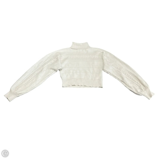 Top Long Sleeve By Guess In Cream, Size: L