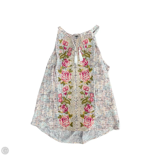 Top Sleeveless By Savanna Jane In Multi-colored, Size: L