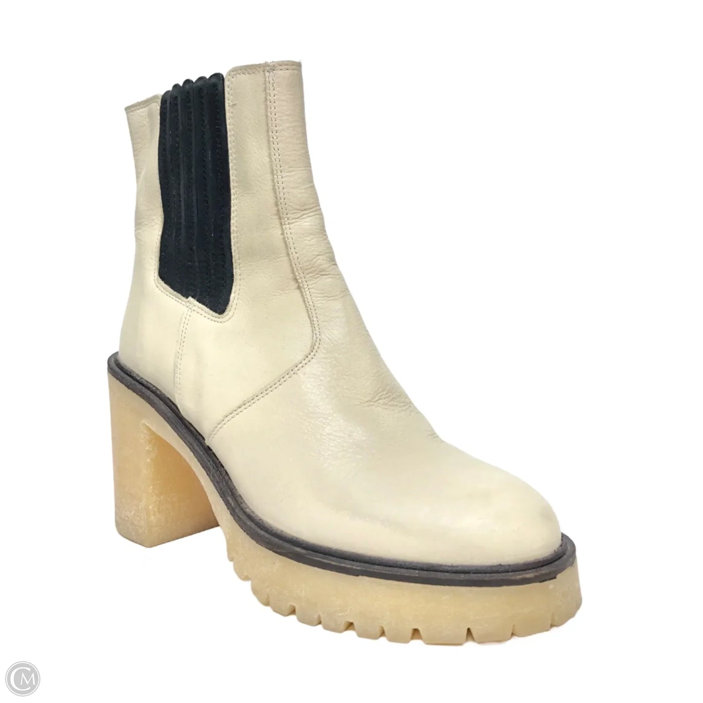 Boots Ankle Heels By Free People In Cream, Size: 8