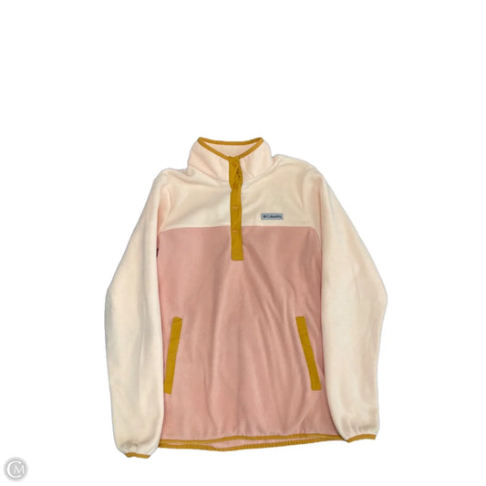Jacket Fleece By Columbia In Pink, Size: M
