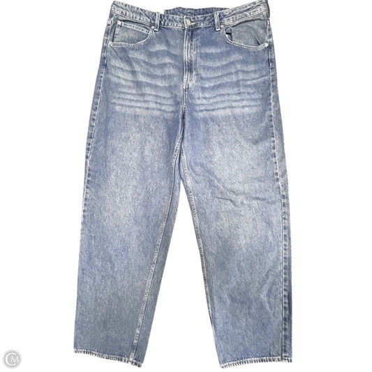 Jeans Boyfriend By H&m In Blue Denim, Size: 18