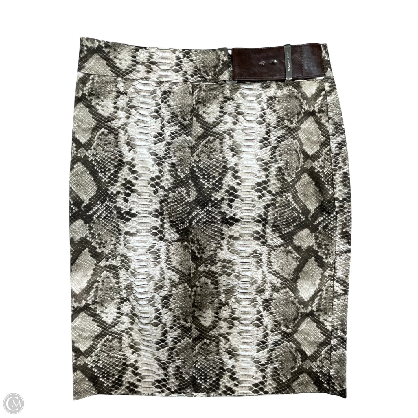 Skirt Mini & Short By Michael By Michael Kors In Snakeskin Print, Size: 2