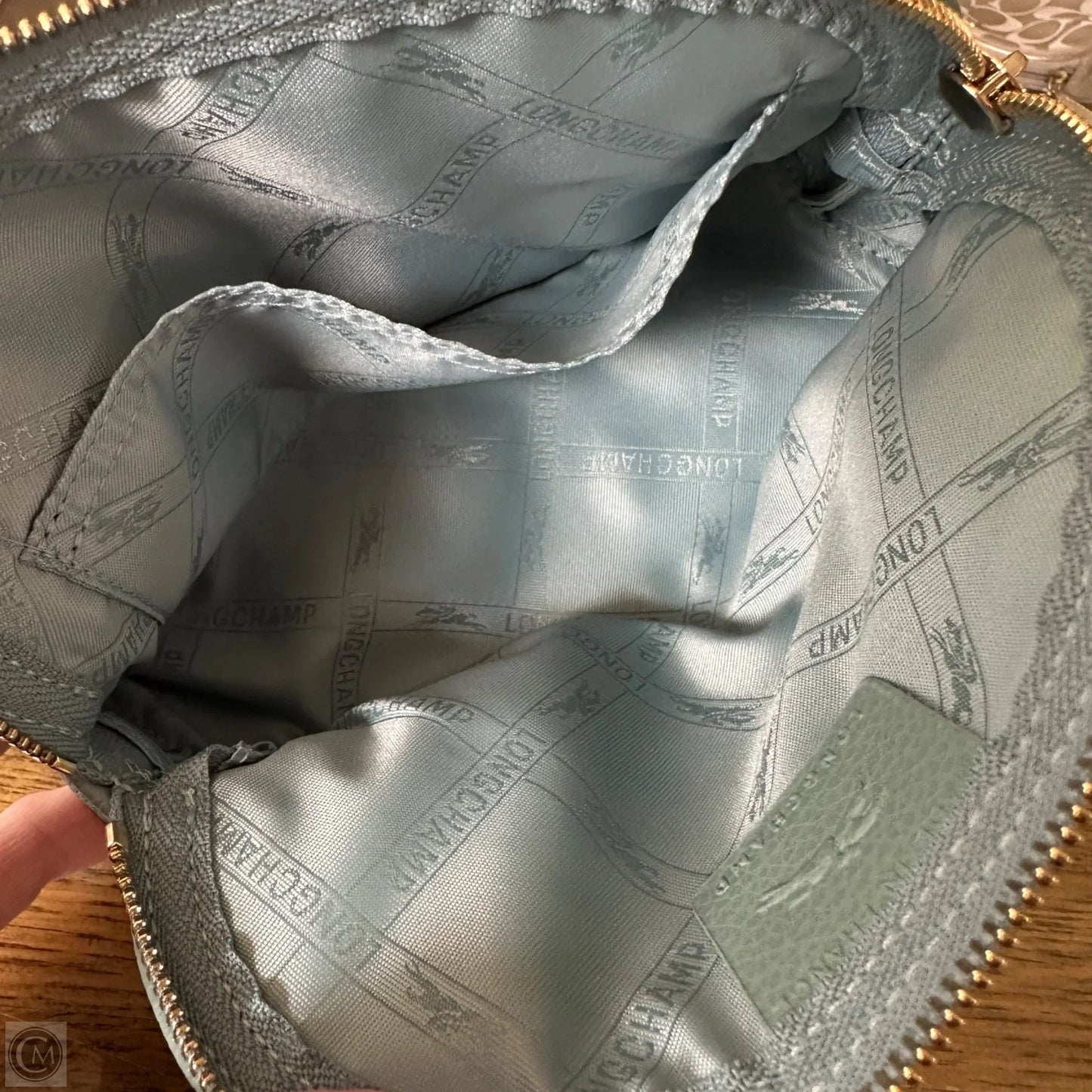 Makeup Bag Designer By Longchamp, Size: Small