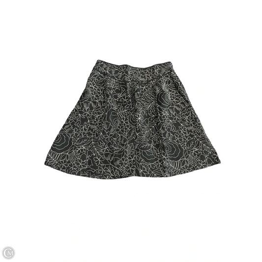 Skirt Mini & Short By Anthropologie In Black & White, Size: 4