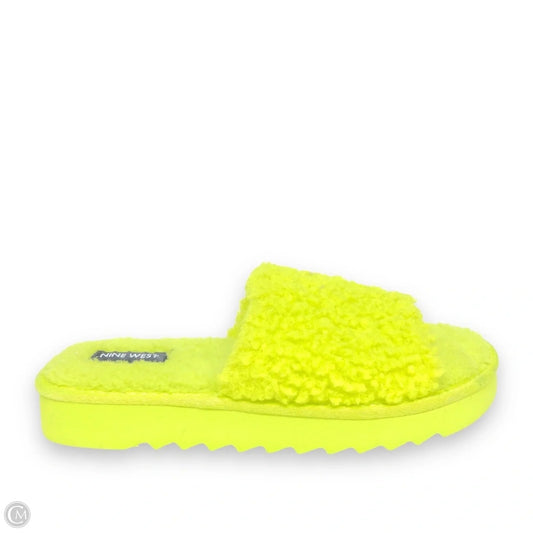 Slippers By Nine West In Green, Size: 7