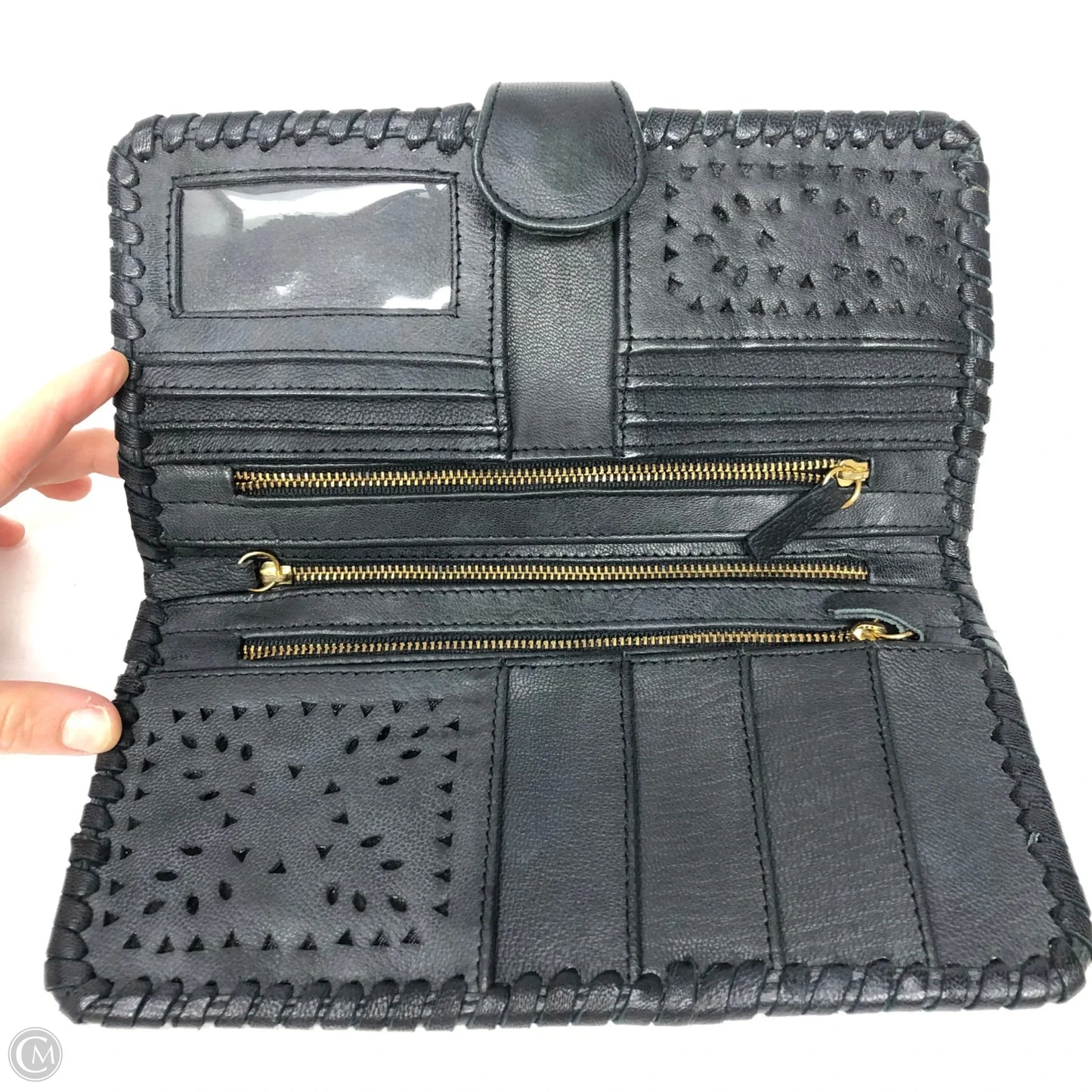 Wallet Leather By Cleobella, Size: Large