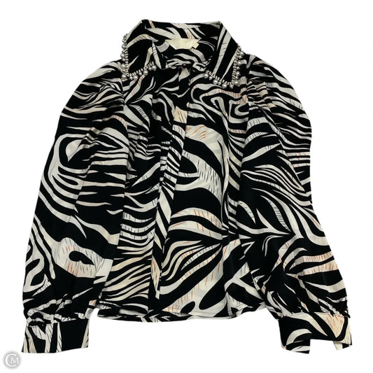 Top Long Sleeve By Clothes Mentor In Multi-colored, Size: M