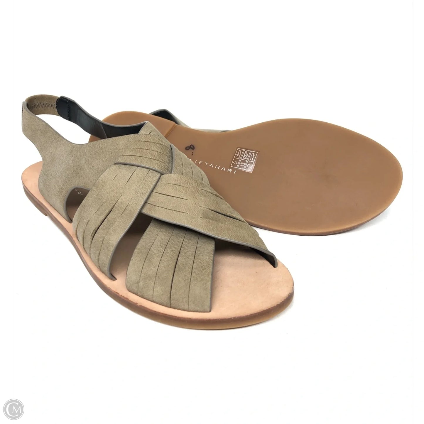 Sandals Flats By Elie Tahari In Green, Size: 10.5