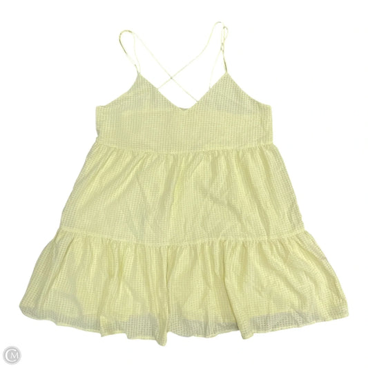 Dress Designer By Rebecca Minkoff In Yellow, Size: L