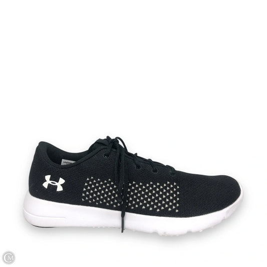 Shoes Athletic By Under Armour In Black & White, Size: 7.5