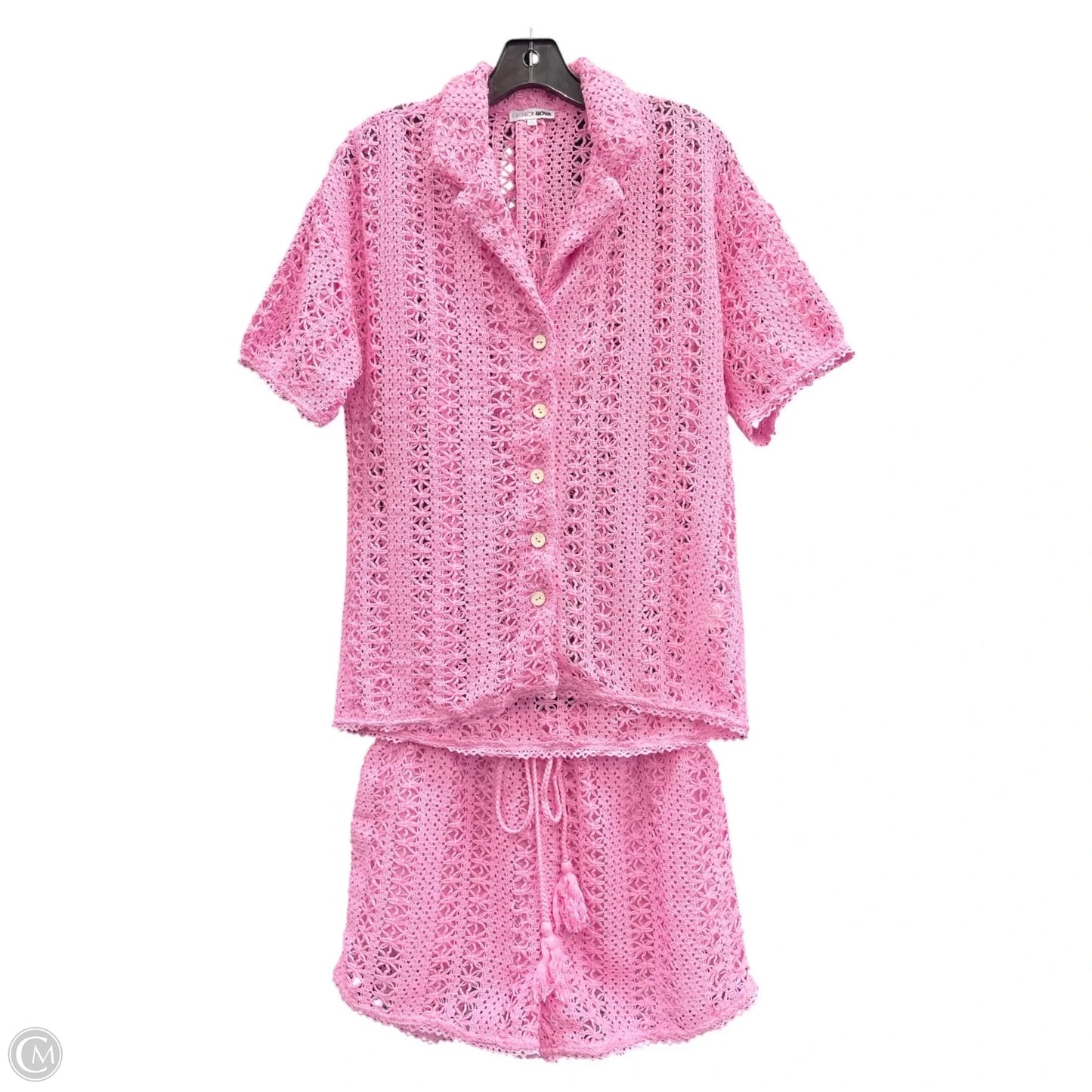 Shorts Set By Fashion Nova In Pink, Size: M
