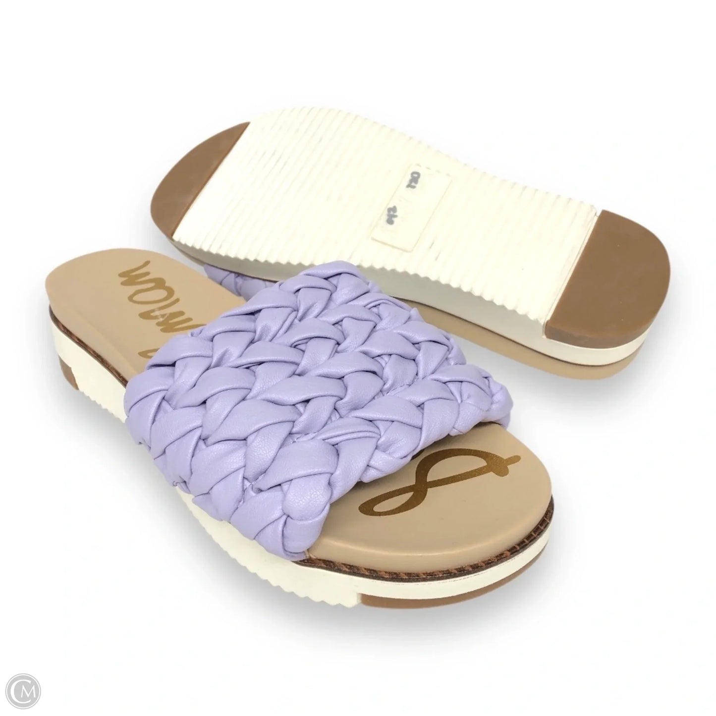 Sandals Heels Platform By Sam Edelman In Purple, Size: 6.5