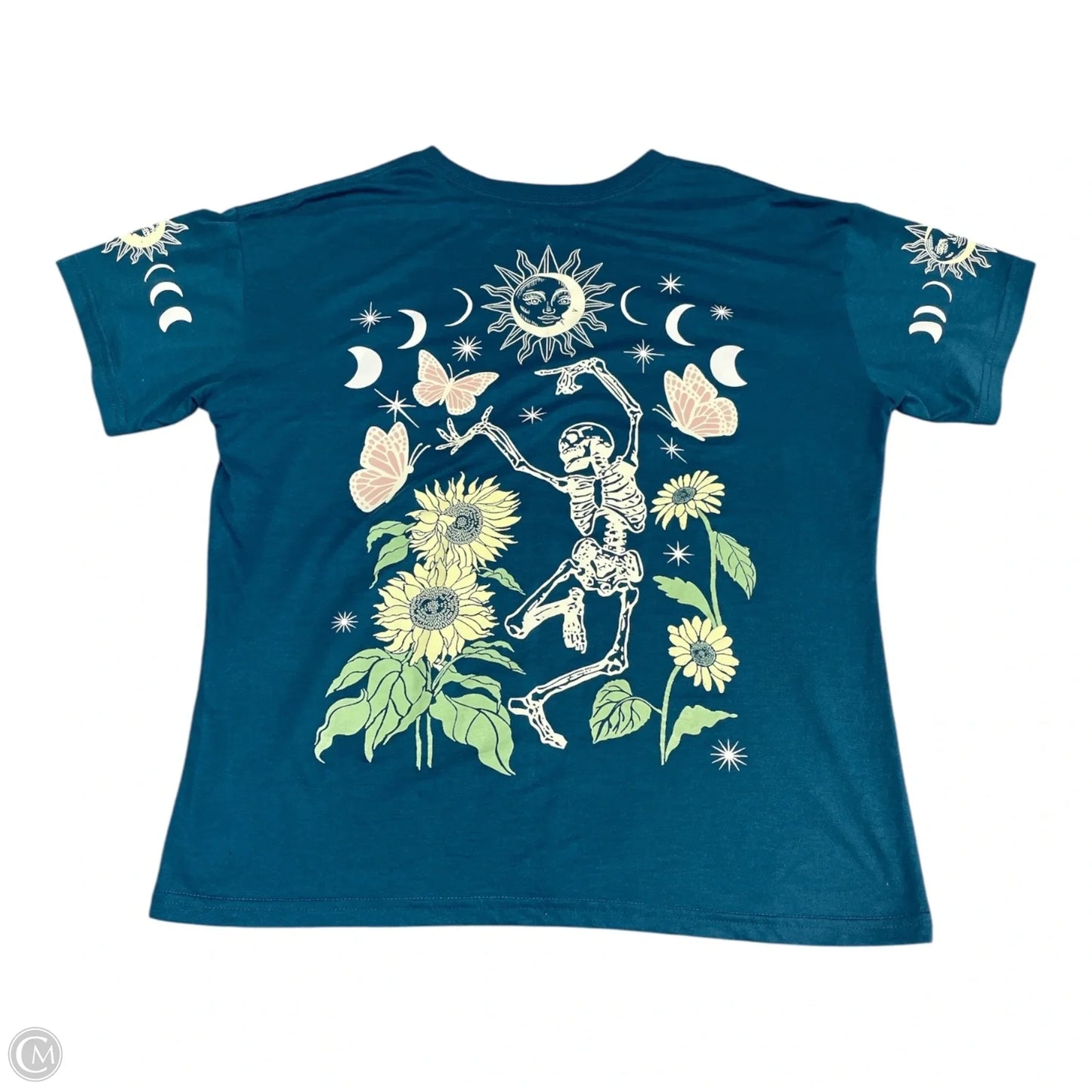 Top Short Sleeve By Clothes Mentor In Teal, Size: M