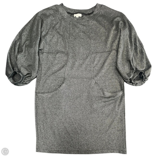 Dress Casual Short By Max Studio In Black & Grey, Size: L
