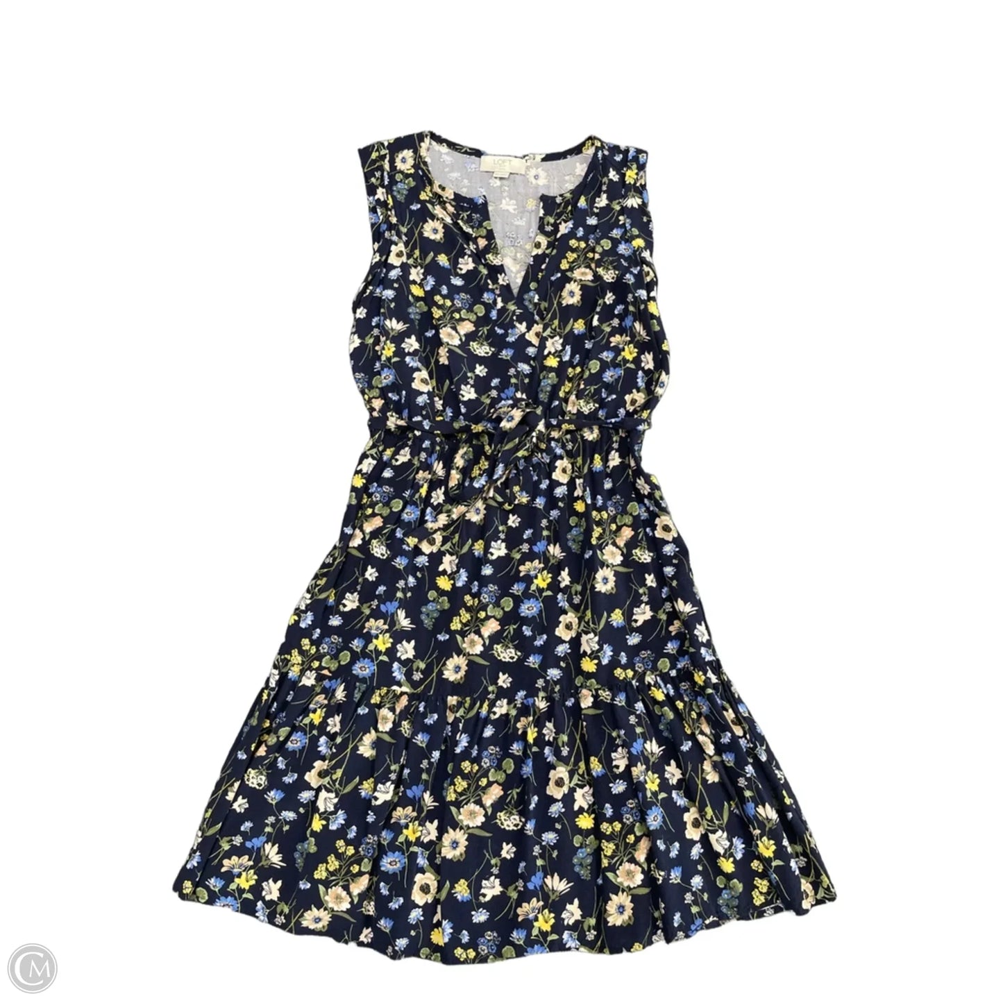 Dress Casual Short By Loft In Floral Print, Size: Xxsp